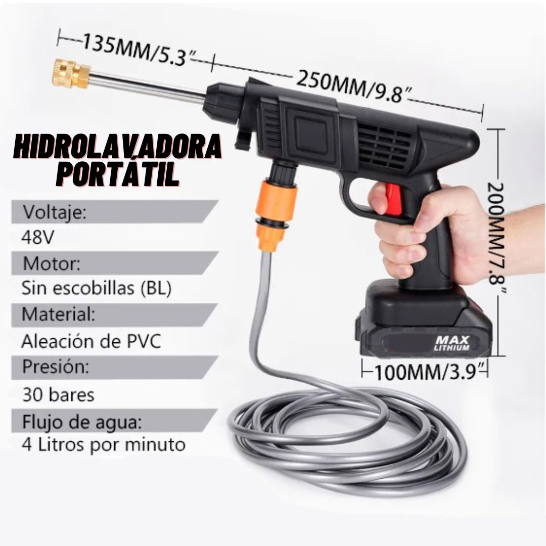 Combo Hidrolavadora 2 Baterías + Aspiradora